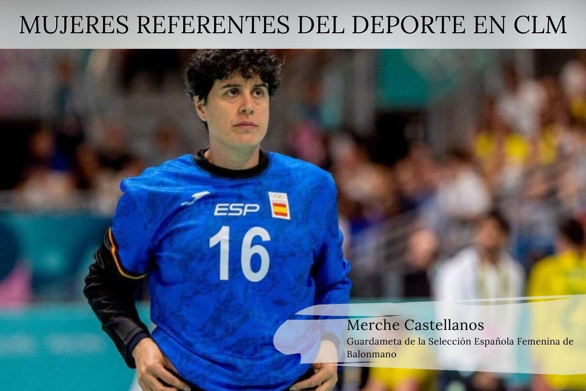 Mercedes Castellanos, portera de la Selección Española Femenina de Balonmano tras su paso por los Juegos Olímpicos de París 2024