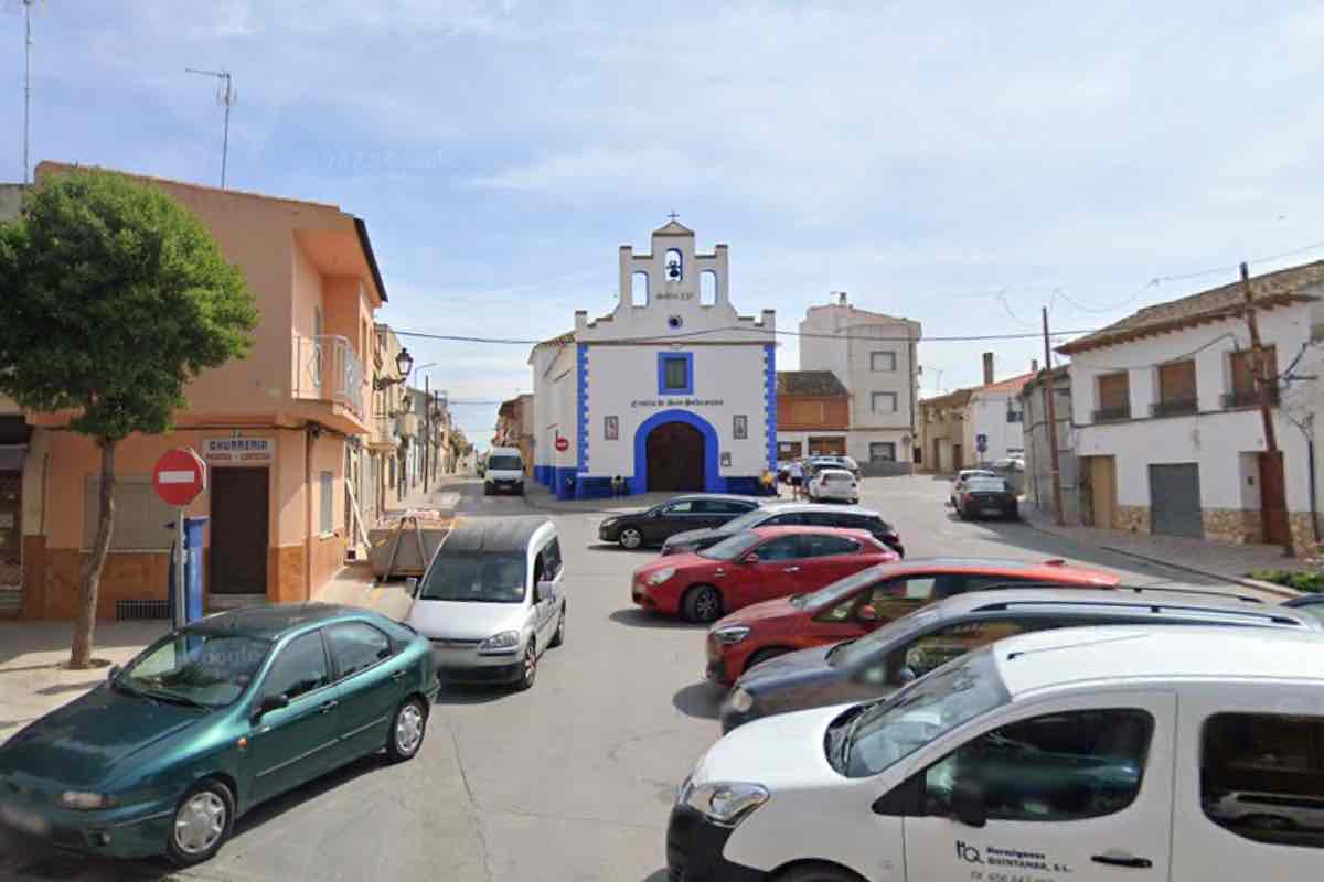 Plaza San Sebastián, en Quintanar de la Orden (Toledo)