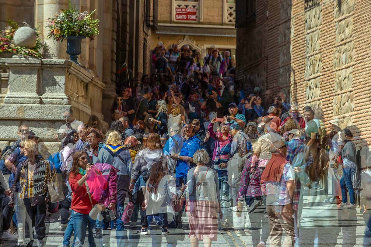 Turistas de Toledo. © Ángeles Visdómine.