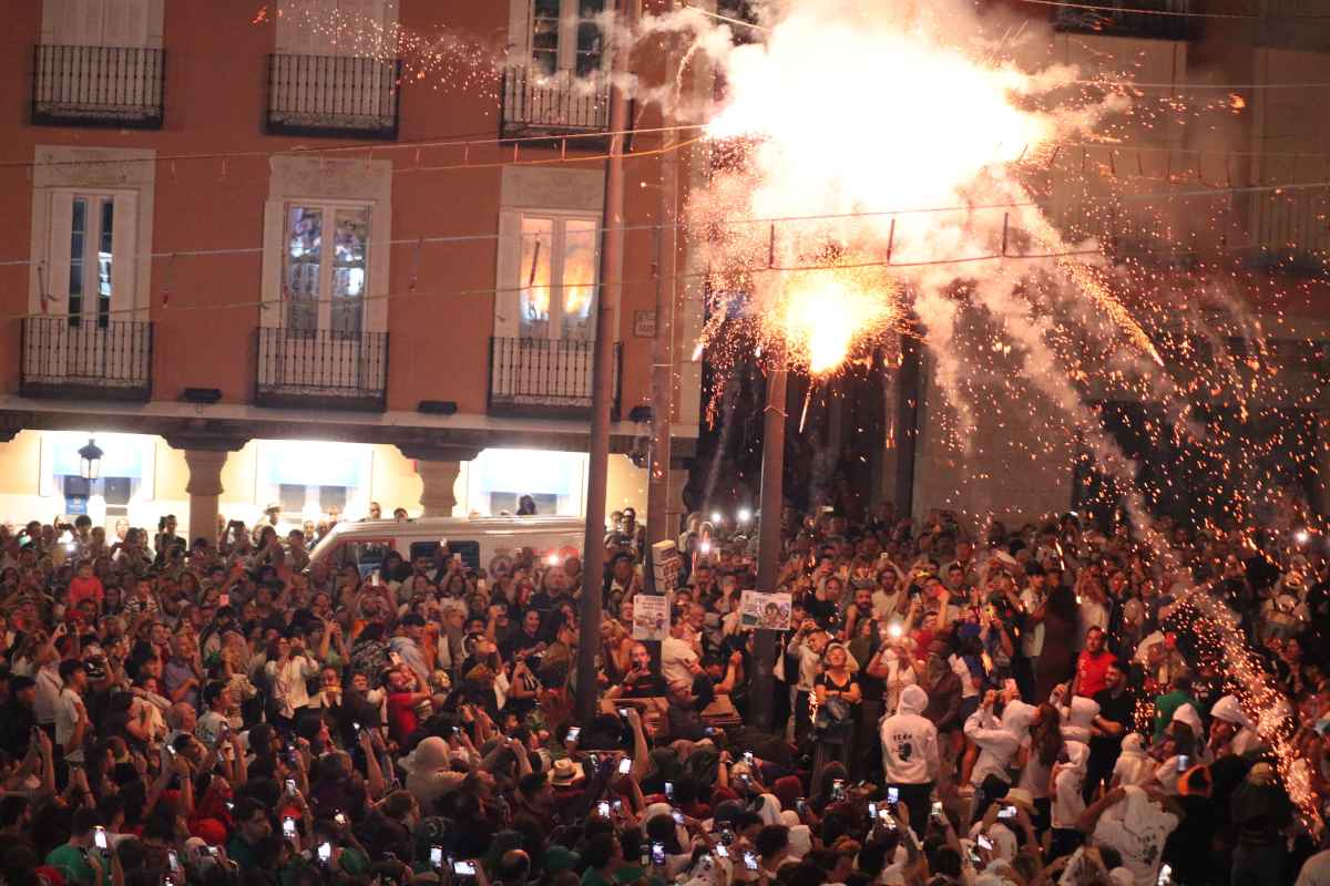 Traca final de las Ferias y Fiestas de Guadalajara