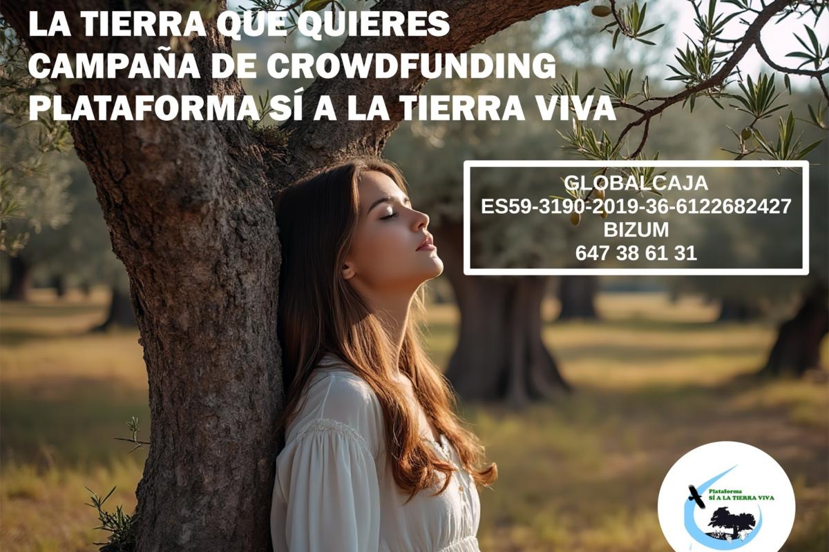 Campaña de crowdfunding de 'Sí a la Tierra Viva'