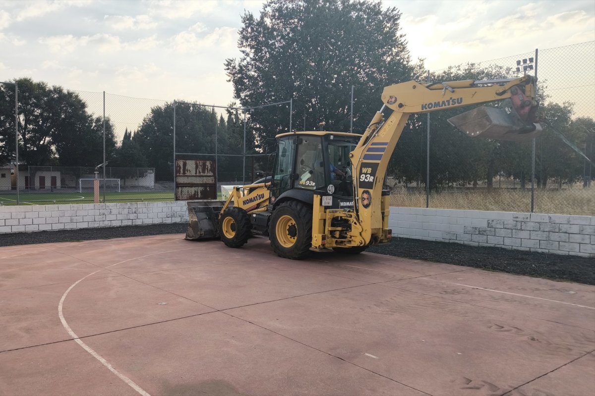 Inicio de las obras en la pedanía de Las Casas