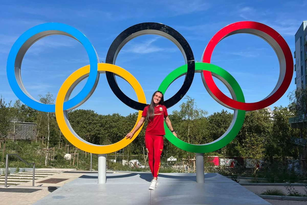 Paula Sevilla en la Villa Olímpica de París 2024