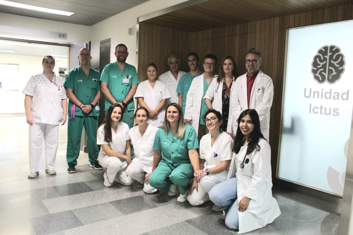 Profesionales sanitarios de la Unidad del Ictus de Ciudad Real