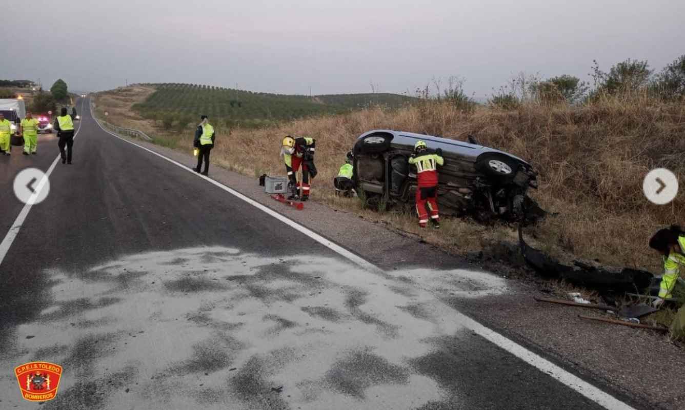 Accidente en Alcolea del Pinar, en Toledo.