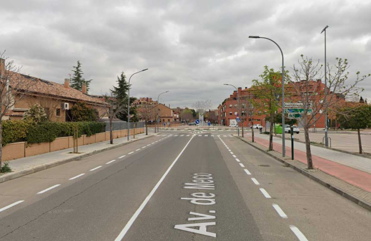 Avenida Meco, en Azuqueca de Henares.