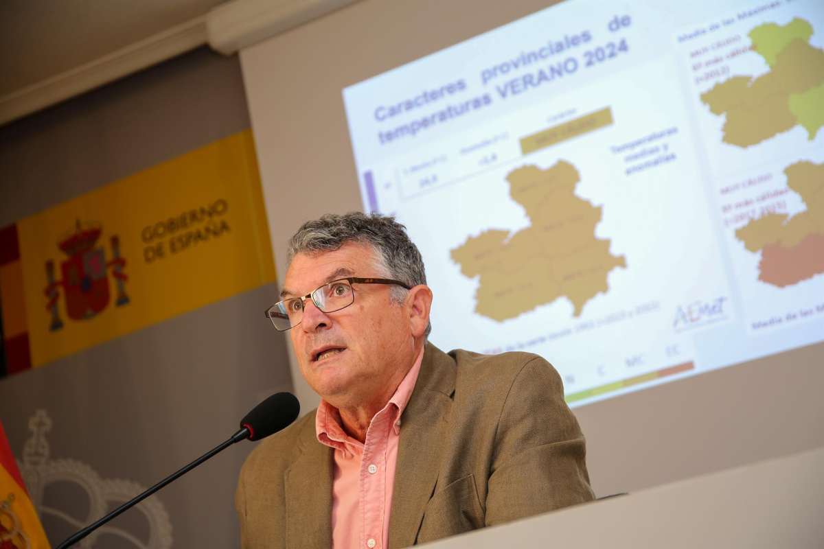 El delegado territorial en Castilla-La Mancha de la Aemet, Luis María Bañón.