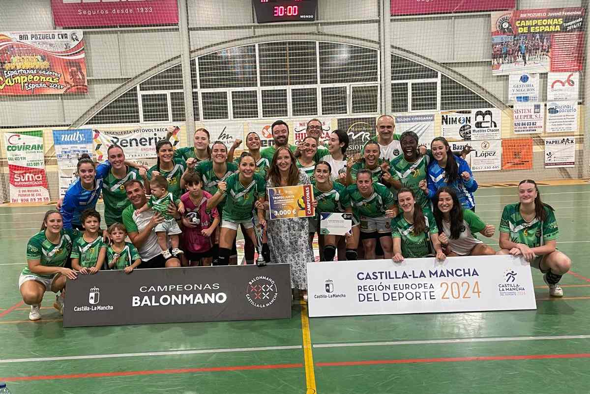 BM Bolaños, flamante campeón del Trofeo de la Junta. Foto: BM Bolaños.