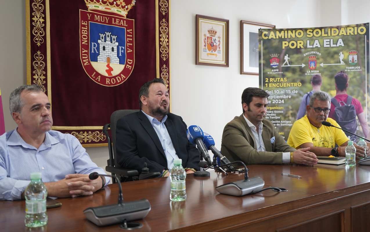 Presentación del Camino Solidario por la ELA.