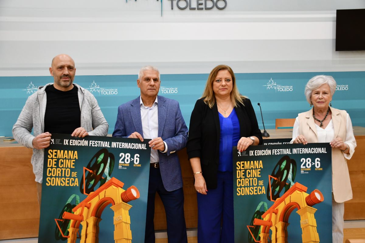 La Diputación de Toledo acogió la presentación de la Semana de Cine Corto de Sonseca.