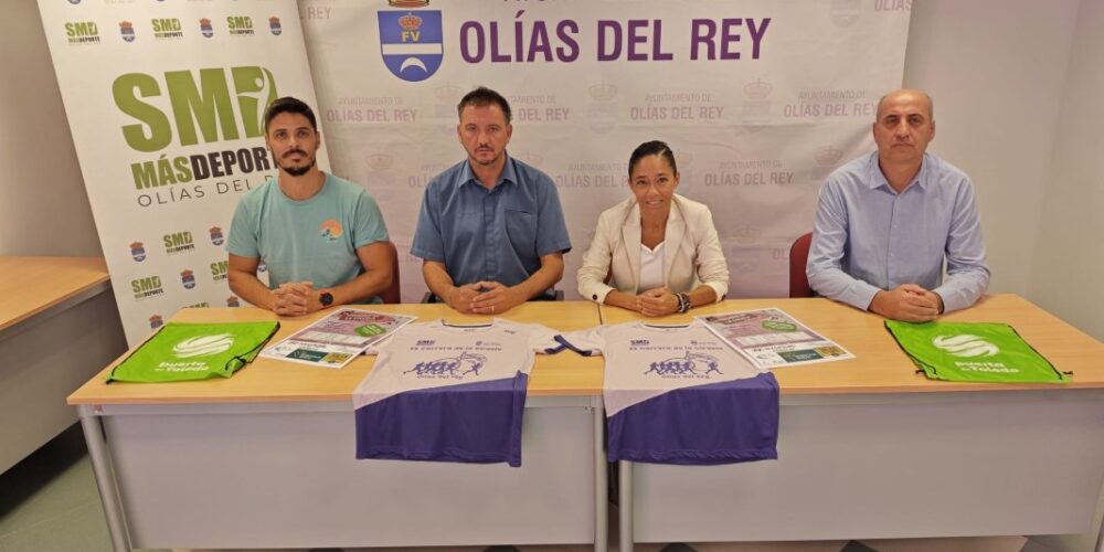 Presentación de la XX Carrera de la Ciruela en Olías del Rey.