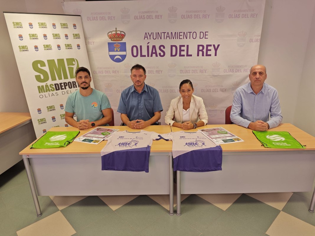 Presentación de la XX Carrera de la Ciruela en Olías del Rey.