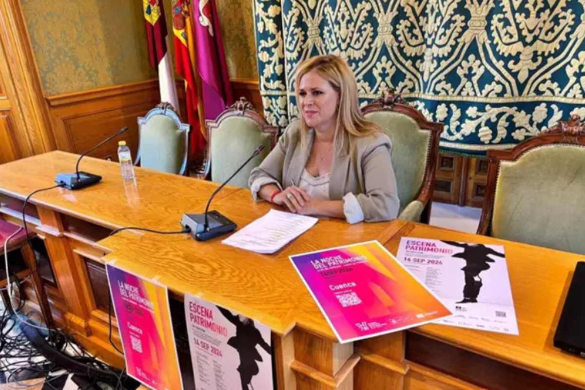 La concejala de Cultura del Ayuntamiento de Cuenca, María Ángeles Martínez.