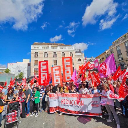 La protesta sindical, en Ciudad Real.