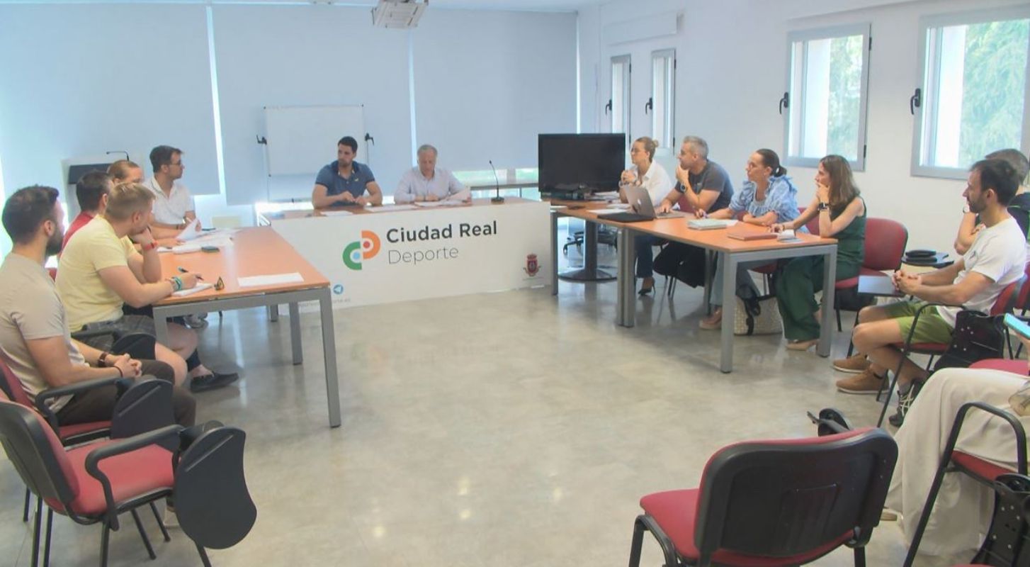 Reunión del consejo rector del Patronato Municipal de Deportes de Ciudad Real.