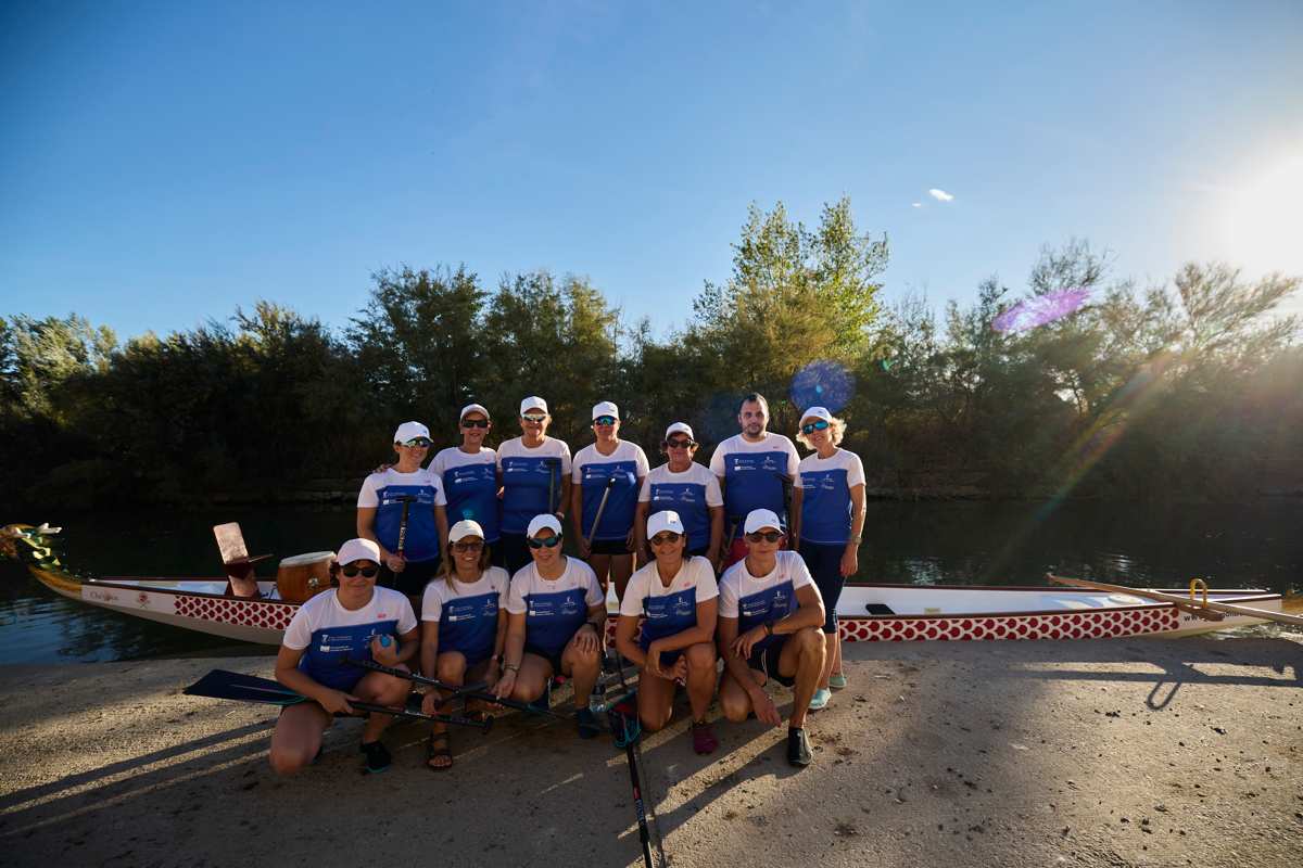 'Las Dragonas del Tajo' en Talavera de la Reina. EFE/ Manu Reino.