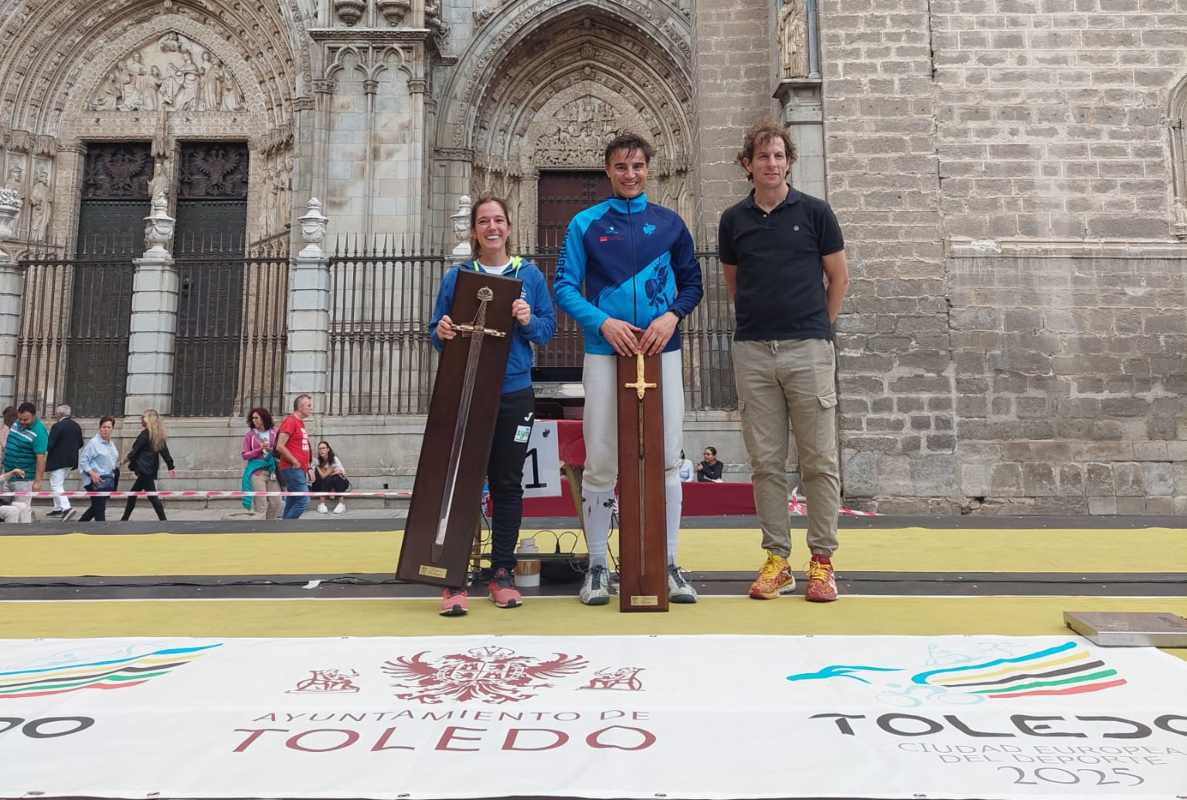 Vicente Garden y Elena Martín ganaron la Copa de Maestros de CLM de esgrima.