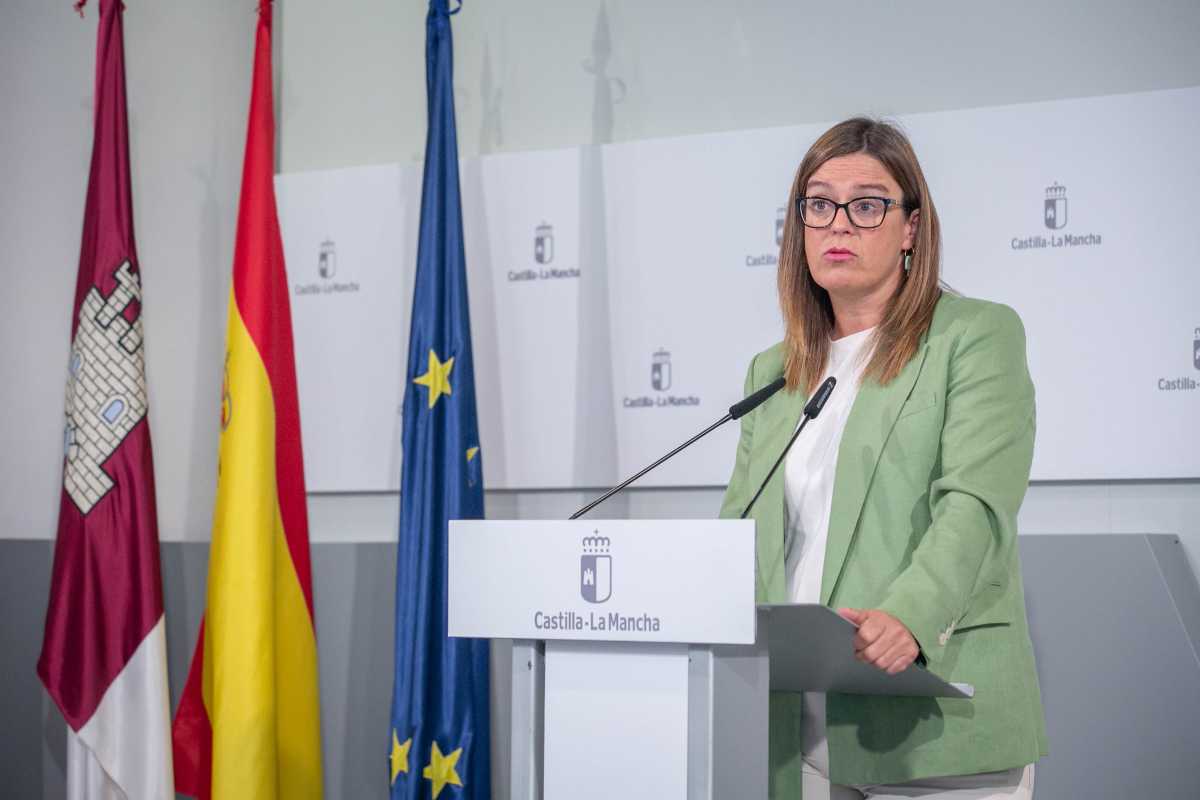 La consejera portavoz del Gobierno de Castilla-La Mancha, Esther Padilla.