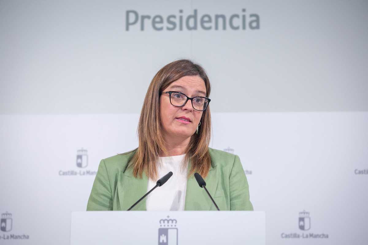 La consejera portavoz del Gobierno de Castilla-La Mancha, Esther Padilla.