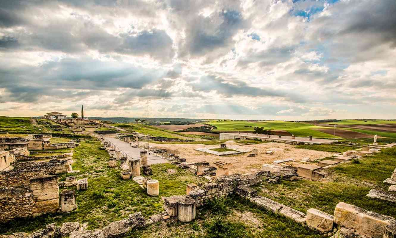 El foro fue construido hacia el año 15 a. C., en época de Augusto. Foto: Turismo Castilla-La Mancha.