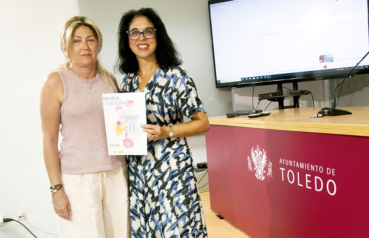 Marisol Illescas y la presidenta de Apacama presentan la Semana de la Igualdad de Toledo