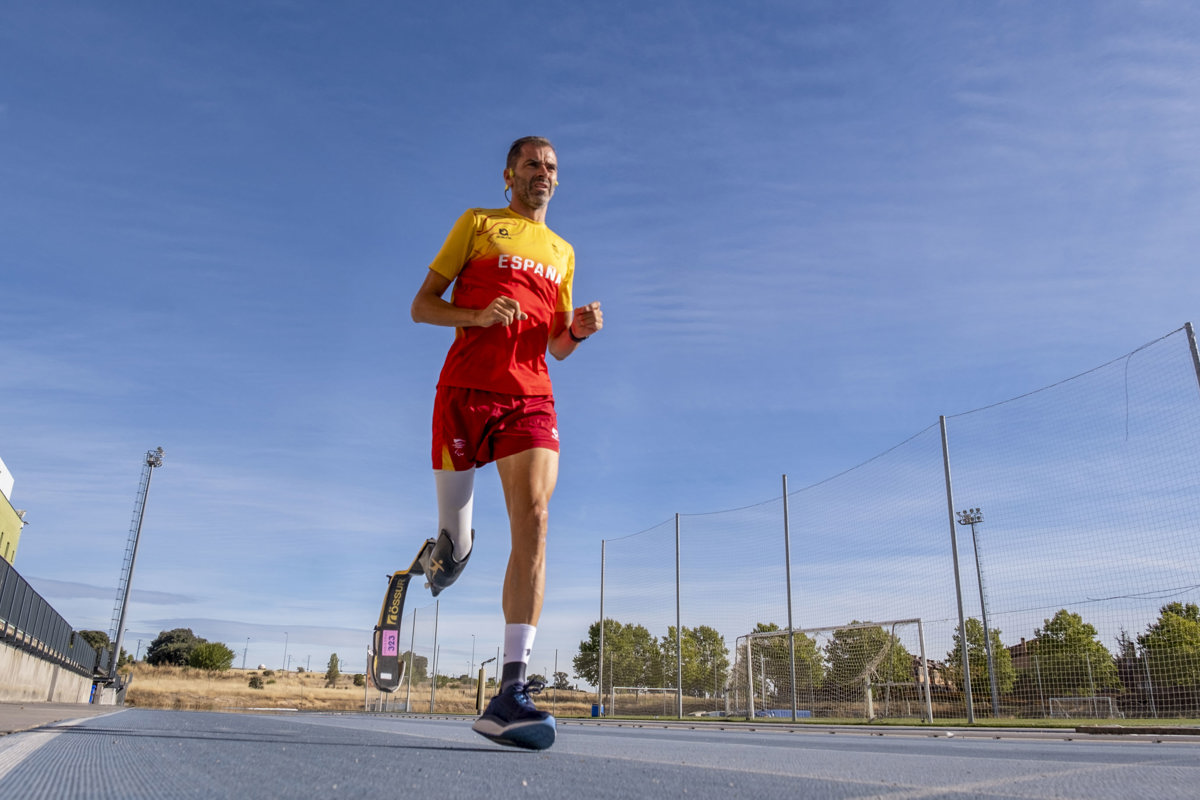 Dani Molina. en plena carrera. Foto: EFE.