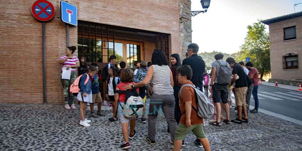 Vuelta al cole en el centro educativo San Lucas y María, de Toledo. Foto: Rebeca Arango.