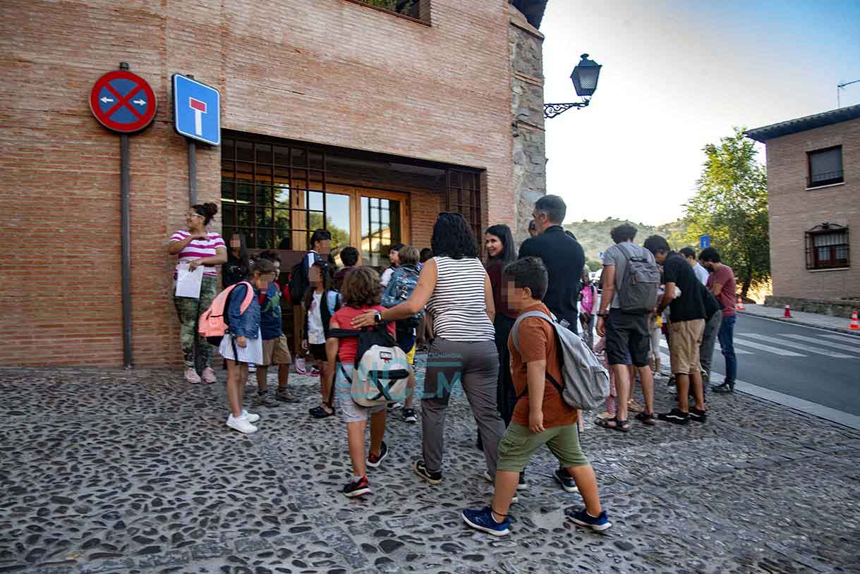 Vuelta al cole en el centro educativo San Lucas y María, de Toledo. Foto: Rebeca Arango.