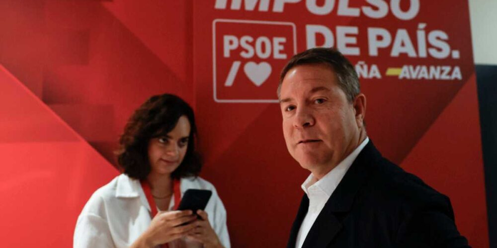 Emiliano García-Page en el Comité Federal del PSOE.