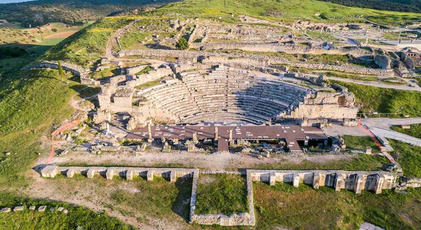 Parque arqueológico de Segóbriga: teatro. Foto: Turismo Castilla-La Mancha.