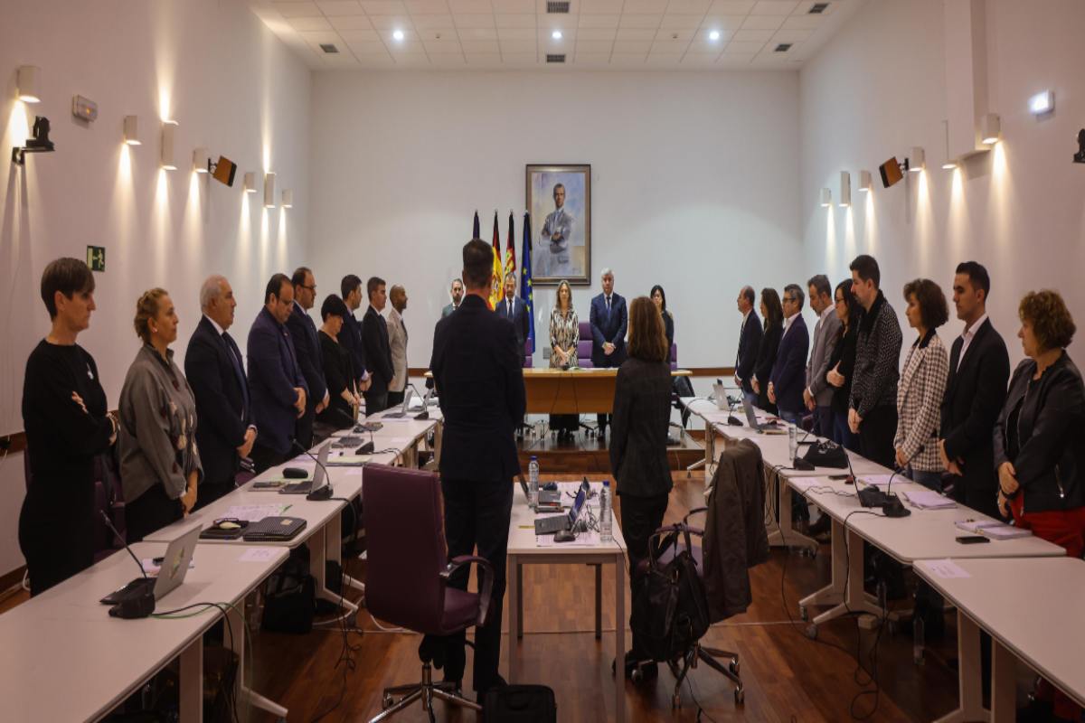 Minuto de silencio en el pleno extraordinario del Ayuntamiento de Guadalajara