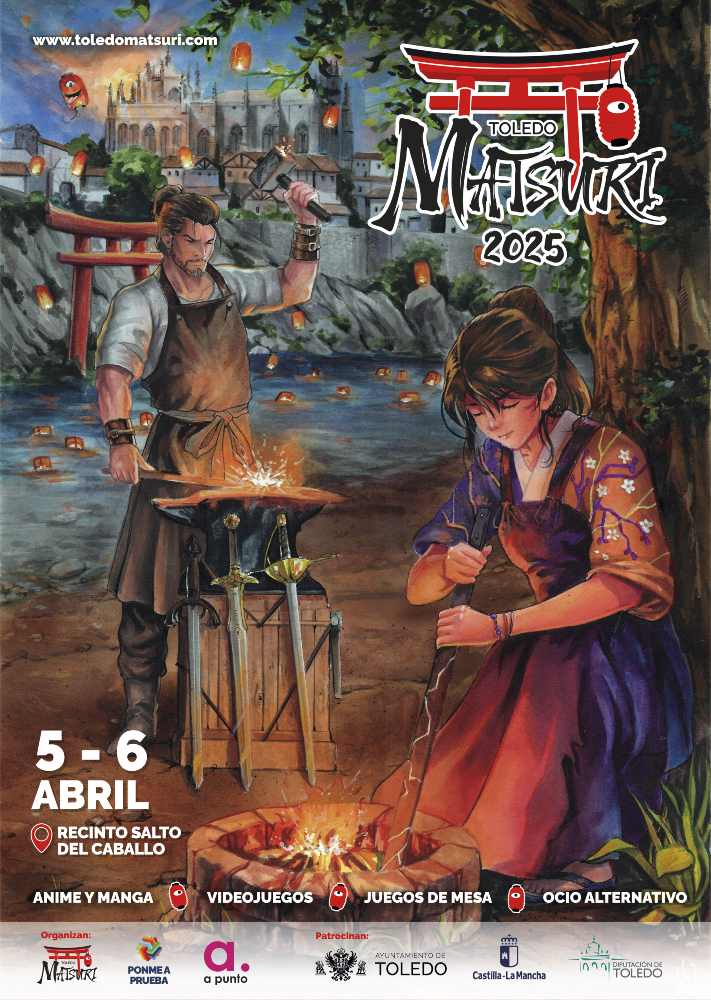 Cartel de la tercera edición del Toledo Matsuri.