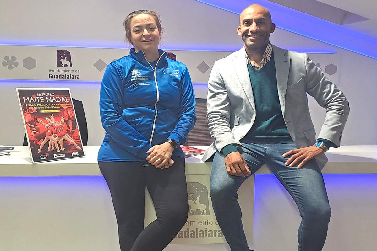 Elena Acebrón y Armengol Engonga en la presentación Trofeo Maite Nadal 2024