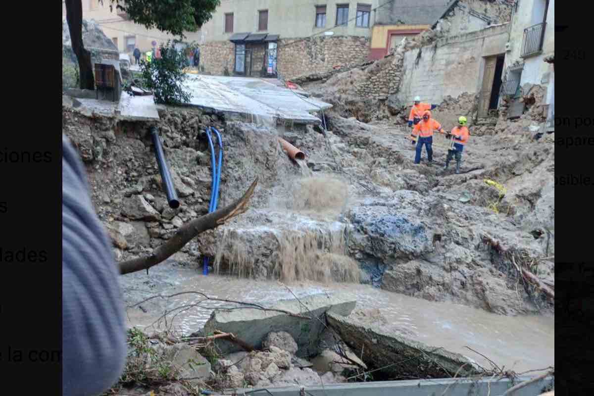 Riada en Letur, Foto: @MeteoHellin