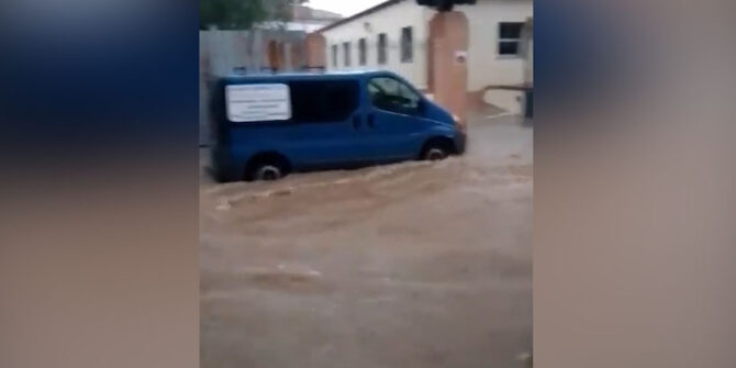 La DANA visitó también Madridejos.