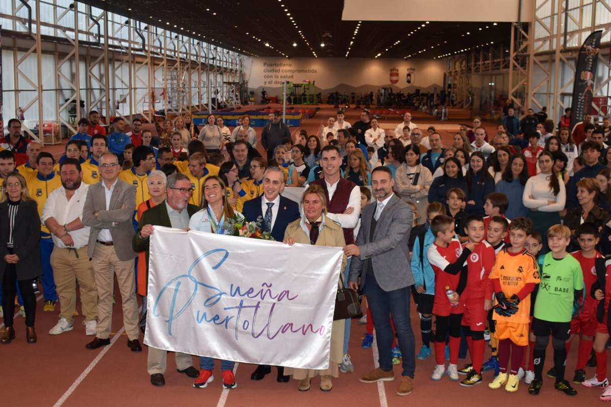 Marta Francés fue homenajeada por el mundo del deporte de Puertollano