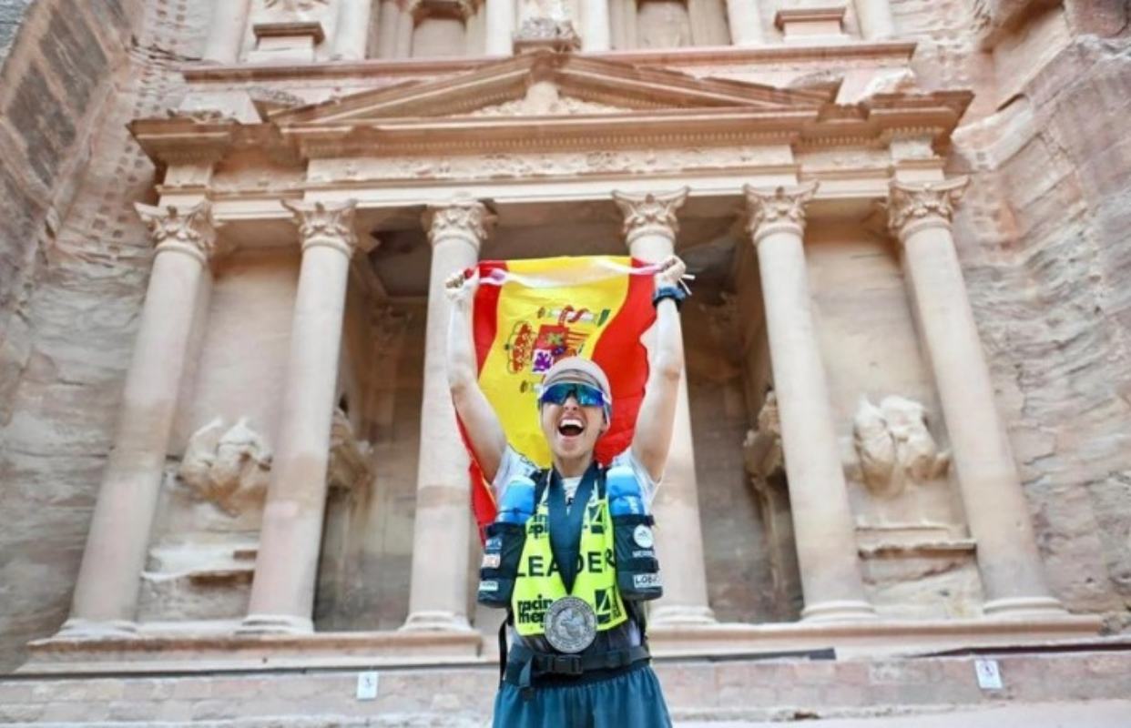 Maigua Ojeda, festejando su triunfo.