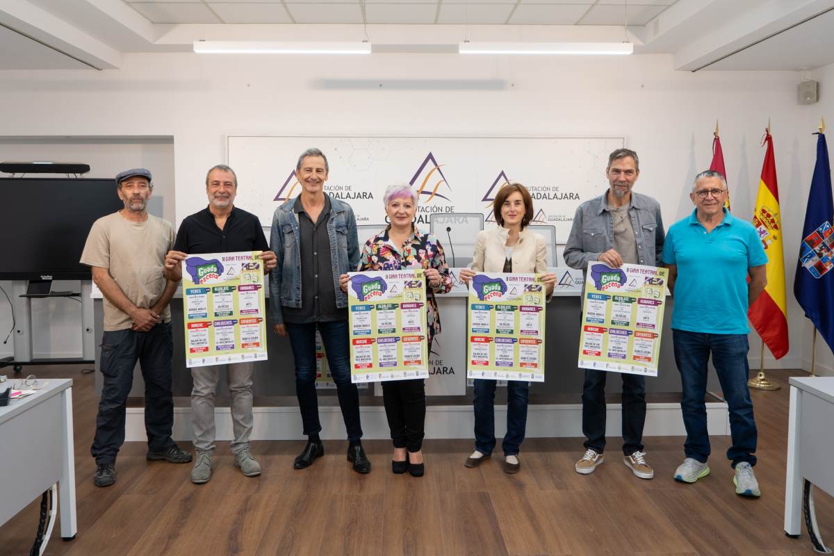 Presentación GuadaEscena en la Diputación Provincial de Guadalajara