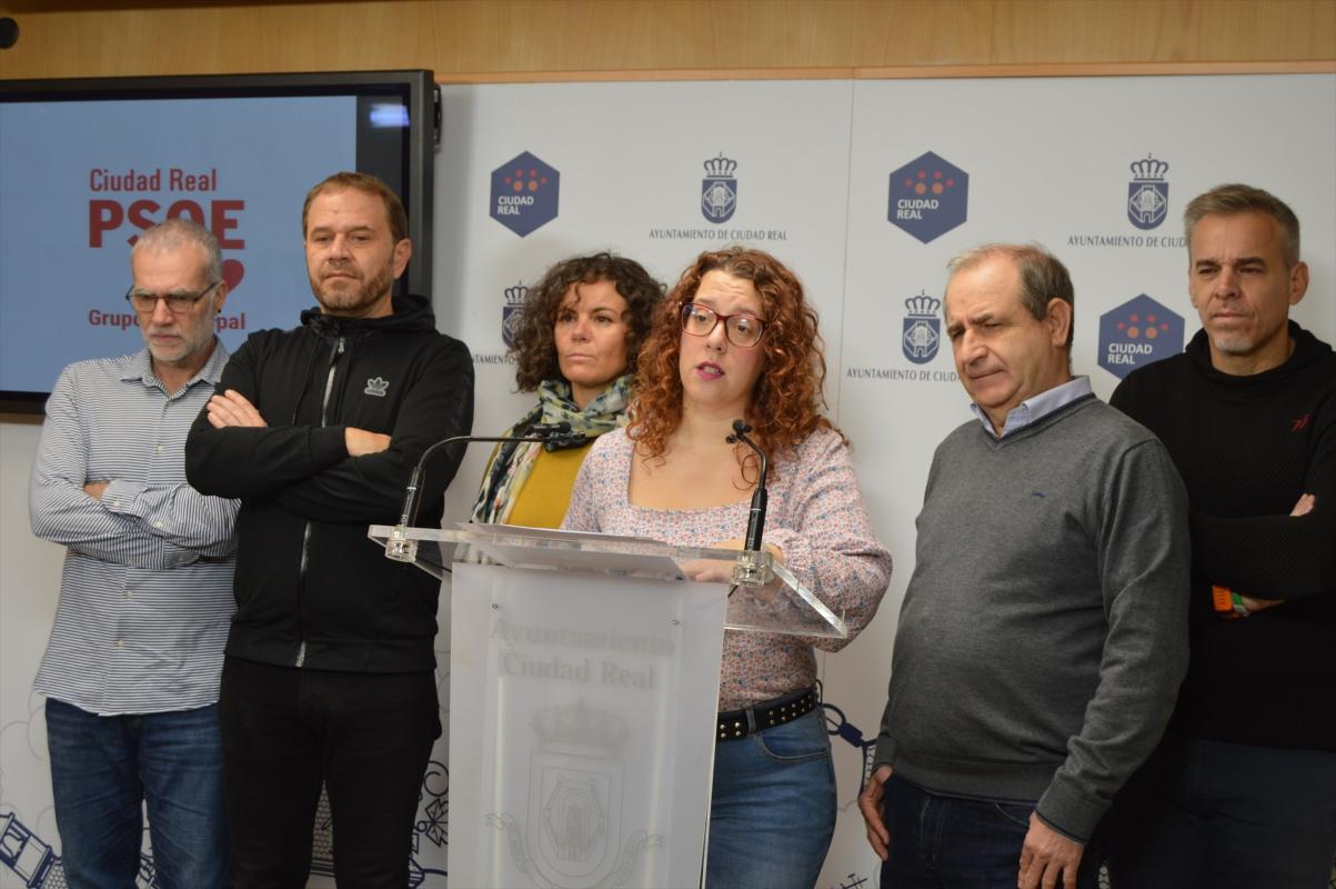 Rueda de prensa del PSOE en el Ayuntamiento de Ciudad Real