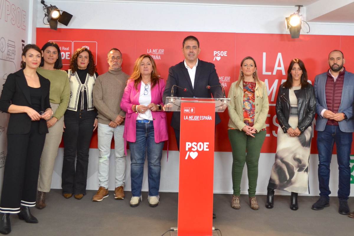 Rueda de prensa del PSOE en la Diputación