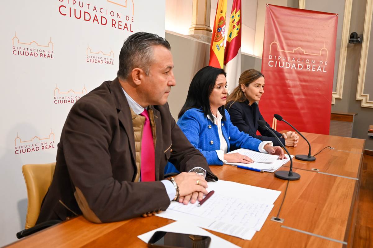 Rueda de prensa en la Diputación de Ciudad Real