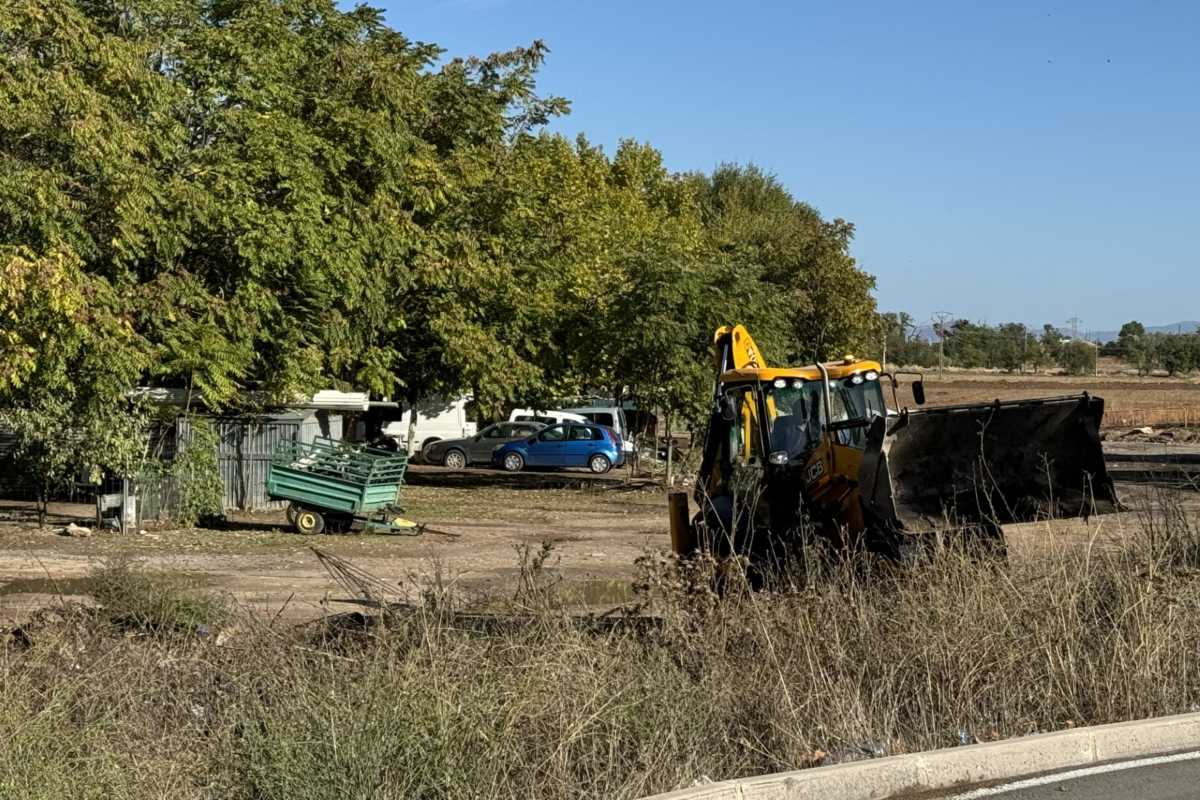 Trabajos en el poblado de San Martín de Porres