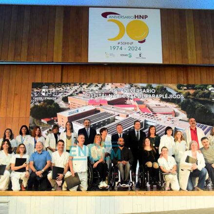 Acto conmemorativo del 50 aniversario del Hospital Nacional de Parapléjicos. Foto: Rebeca Arango.