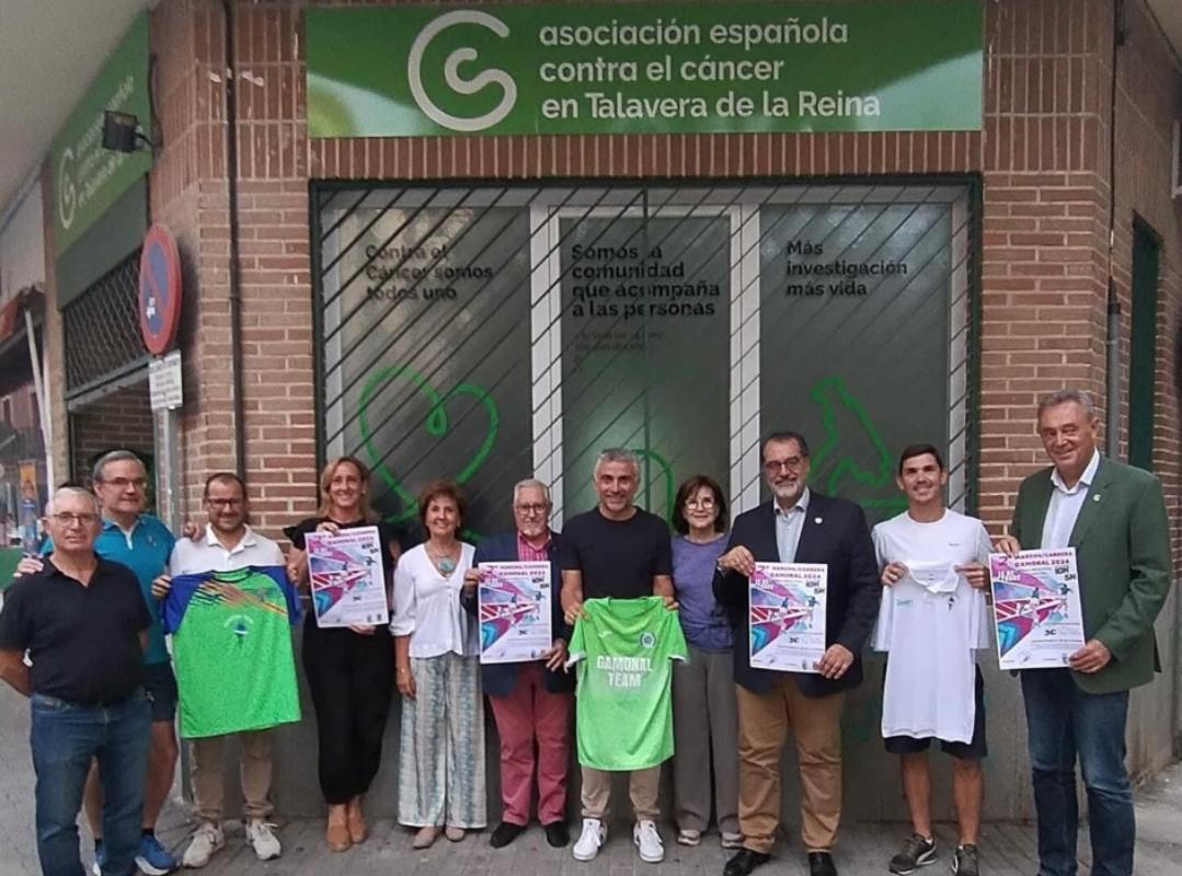 Foto de familia de la presentación de la Marcha/Carrera Gamonal.