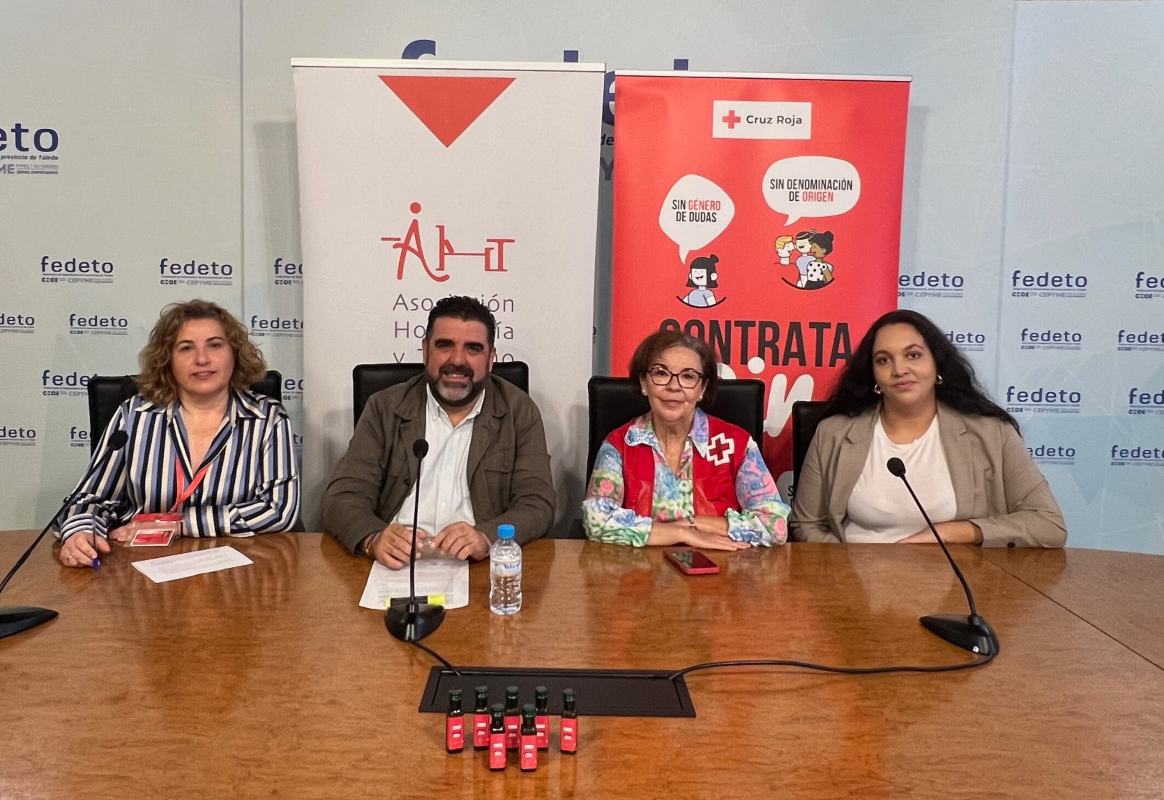 Presentación de la campaña 'Contrata Sin'.