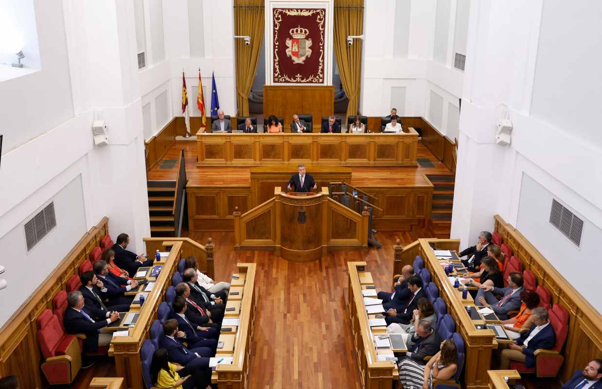 Imagen de archivo de un pleno en las Cortes de Castilla-La Mancha.