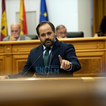 El presidente del Partido Popular de Castilla-La Mancha, Paco Núñez. Imagen: Rebeca Arango.