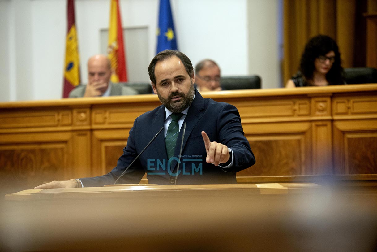 El presidente del Partido Popular de Castilla-La Mancha, Paco Núñez. Imagen: Rebeca Arango.