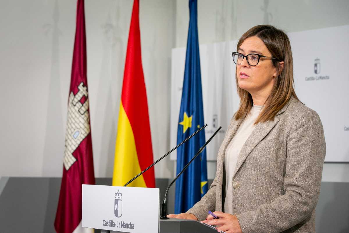 La consejera portavoz del Gobierno de Castilla-La Mancha, Esther Padilla.