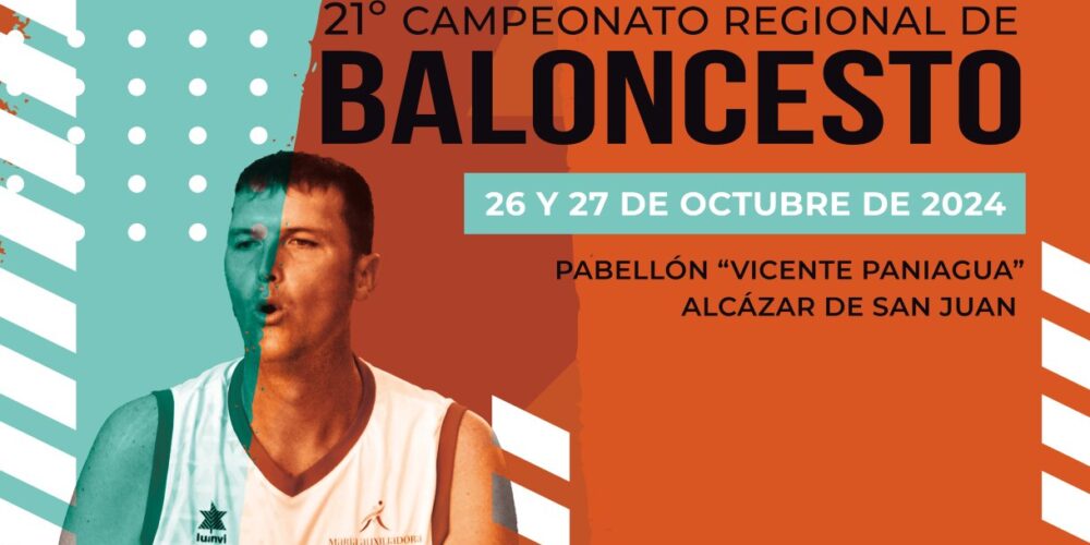 Cartel del Regional de baloncesto de Fecam.